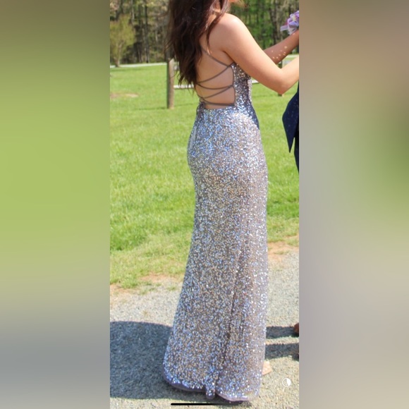 SCALA prom dress worn once size 6 - Picture 4 of 5